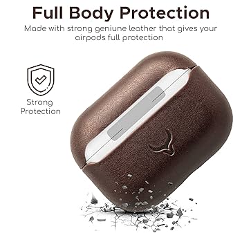 Amazon | CRETANBULL 本革AirPodsケース – Magsafe対応 – 第3